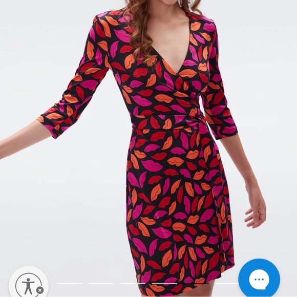 Diane Von Furstenberg Julian Silk Jersey Wrap Dress
in Midnight Kiss Multi - Picture 6 of 8